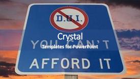  Presentation with substance - Amazing presentation design having substance abuse - dui you can't afford it backdrop and a ocean colored foreground