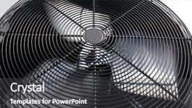  Presentation with industrial machines - Audience pleasing slides consisting of ac machines - external air conditioner unit backdrop and a dark gray colored foreground