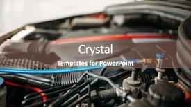  Presentation with diagnosis - Theme enhanced with ac motor - air conditioning system for diagnosis background and a violet colored foreground