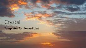  Presentation with tree silhouette - Audience pleasing presentation consisting of acacia-tree-at-sunset backdrop and a coral colored foreground