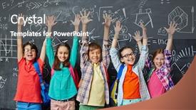  Presentation with academic - PPT layouts consisting of academic achievement - high achievers background and a gray colored foreground