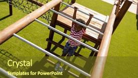  Presentation with african american high school - Slide set enhanced with academic freedom - high angle view background and a tawny brown colored foreground