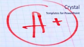  Presentation with exam - Presentation theme with  background and a  colored foreground