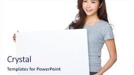  Presentation with weight loss woman showing - Colorful PPT theme enhanced with academic poster - asian young woman showing backdrop and a sky blue colored foreground