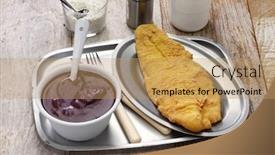  Presentation with catfish - Cool new presentation design with acai and fried catfish brazilian backdrop and a coral colored foreground