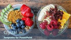  Presentation with goji - Slide deck enhanced with acai-bowls-top-view-banner background and a ocean colored foreground