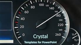  Presentation with limit - Cool new slide deck with accelaration - driving over the speed limit backdrop and a wine colored foreground