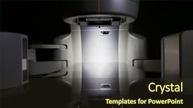  Presentation with linear accelerator - Audience pleasing PPT layouts consisting of accelaration - linear accelerator x-ray tomography backdrop and a tawny brown colored foreground