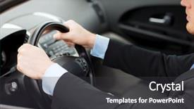  Presentation with vehicle - Colorful PPT theme enhanced with brown spider close up isolated backdrop and a pink colored foreground