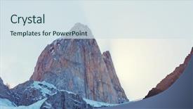  Presentation with famous leaders - Beautiful slide deck featuring accents - famous cerro fitz roy backdrop and a  colored foreground