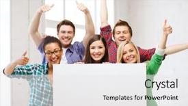  Presentation with school board - Audience pleasing PPT layouts consisting of accepting - education concept - group backdrop and a white colored foreground