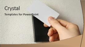  Presentation with alarm - Slide deck having access control - security alarm with male hand background and a light gray colored foreground