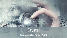  Presentation with access - Cool new presentation with access control - woman open safe mixed media backdrop and a gray colored foreground