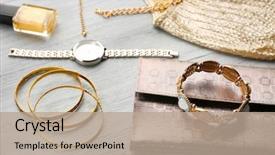  Presentation with fashion accessories - Slide set featuring women s accessories - composition of elegant woman's fashion background and a coral colored foreground