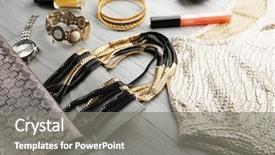  Presentation with fashion accessories - Cool new presentation with women s accessories - composition of elegant woman's fashion backdrop and a gray colored foreground
