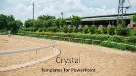  Presentation with events - Theme featuring accessories-for-horse-trainings background and a lemonade colored foreground