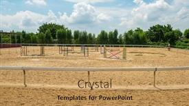  Presentation with events - Colorful PPT layouts enhanced with accessories-for-horse-trainings backdrop and a coral colored foreground