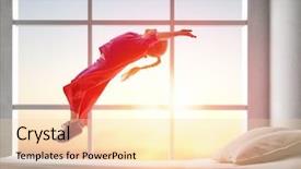  Presentation with mother child - Theme having accessories mother and daughter preparing background and a lemonade colored foreground