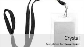  Presentation with accolade - Slides with accolade - badge id isolated on white background and a light gray colored foreground