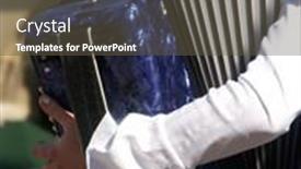  Presentation with accordion - Cool new slides with accordion-player backdrop and a tawny brown colored foreground