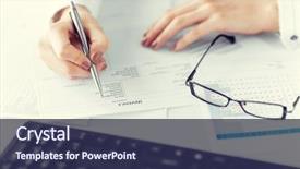  Presentation with woman covering man mouth hand - Cool new slides with accountability - picture of woman hand filling backdrop and a tawny brown colored foreground