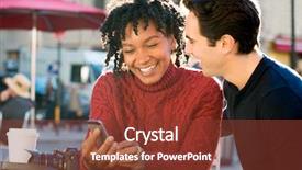  Presentation with portrait happy family smiling - Audience pleasing PPT theme consisting of accountability - portrait of happy young couple backdrop and a tawny brown colored foreground