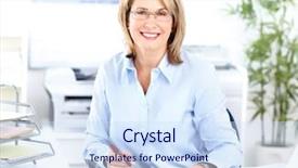  Presentation with accountant - Amazing slides having accountant - smiling business woman working backdrop and a sky blue colored foreground