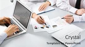  Presentation with people matter - Amazing slide deck having accounting - group of business people busy backdrop and a light gray colored foreground