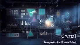  Presentation with accounting - Cool new slide deck with accounting design - media technologies for business mixed backdrop and a navy blue colored foreground