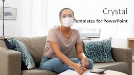  Presentation with virus disease - Audience pleasing slide deck consisting of accounting-taxes-and-finances-concept backdrop and a white colored foreground