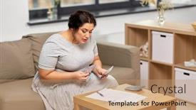  Presentation with taxes - Slide set with accounting-taxes-and-people-concept background and a coral colored foreground