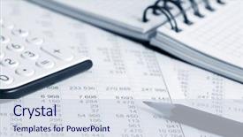  Presentation with accounting - Audience pleasing PPT theme consisting of accounting backdrop and a sky blue colored foreground