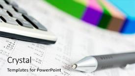  Presentation with accounting - Cool new presentation with accounting backdrop and a white colored foreground
