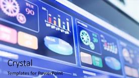  Presentation with accouting - Slide deck enhanced with accouting - business financial report display background and a light blue colored foreground