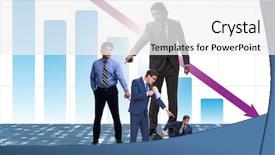  Presentation with success failures - PPT layouts with accuation business - businessmen blaming each other background and a white colored foreground