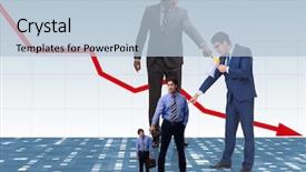  Presentation with success failures - Colorful slide set enhanced with accuation business - businessmen blaming each other backdrop and a light blue colored foreground