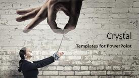  Presentation with release - Presentation design featuring accuation business - release of guiltless accused background and a light gray colored foreground