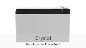 Presentation with accumulator - PPT layouts enhanced with accumulator-battery-isolated-on-white background and a light gray colored foreground