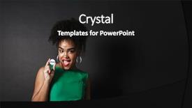  Presentation with chip - Colorful theme enhanced with aces chips - image of a happy african backdrop and a black colored foreground