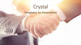  Presentation with negotiation - PPT layouts featuring achievement - effective negotiation with client business background and a cream colored foreground