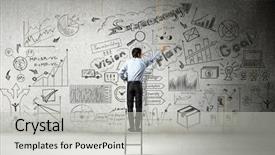  Presentation with achieving goals - Audience pleasing slides consisting of achievement - effective planning for achieving goals backdrop and a light gray colored foreground