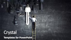  Presentation with great idea - Colorful PPT layouts enhanced with achievement - great idea for success achieving backdrop and a dark gray colored foreground