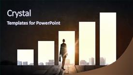  Presentation with profit - Slide set featuring achievement - how to increase your profit background and a wine colored foreground