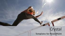  Presentation with achievement - Audience pleasing slides consisting of yellow wheat spike in field close up backdrop and a cream colored foreground