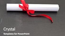  Presentation with diploma - Colorful slide deck enhanced with traits - latvia riga the top view backdrop and a ocean colored foreground.