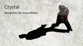  Presentation with moving forward - Beautiful PPT theme featuring achievement in moving forward backdrop and a light gray colored foreground