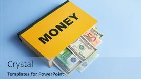  Presentation with independence - Cool new slide deck with achieving-financial-success-and-independence backdrop and a light blue colored foreground