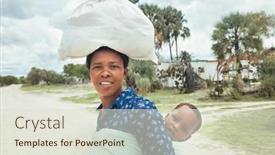  Presentation with food safety - Presentation featuring achieving-worldwide-food-safety-donated background and a sky blue colored foreground