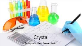  Presentation with scientist - Presentation design having thermometer in the heat of background and a tawny brown colored foreground.