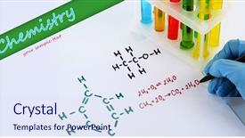  Presentation with rubrics for writing - Presentation theme with acid alkalis - hand scientist writing formulas isolated background and a  colored foreground